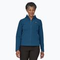 Dámska softshellová bunda Patagonia R1 CrossStrata Hoody lagom blue