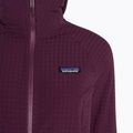 Patagonia dámska softshellová bunda R2 TechFace Hoody night plum 3