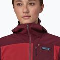 Dámska softshellová bunda Patagonia R1 CrossStrata Hoody touring červená 4