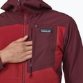 Dámska softshellová bunda Patagonia R1 CrossStrata Hoody touring červená 6