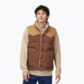 Pánska vesta Patagonia Reversible Bivy Down moose brown