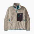 Pánska fleecová mikina Patagonia Classic Retro-X natural w/obsidian plum 8