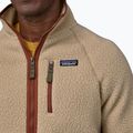 Pánska fleecová mikina Patagonia Retro Pile el cap khaki w/sisu brown fleece 4