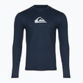 Pánske plavecké tričko longsleeve Quiksilver Solid Streak navy blazer/grey