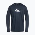 Pánske plavecké tričko longsleeve Quiksilver Solid Streak navy blazer/white