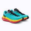 HOKA Tecton X pánska bežecká obuv scuba blue/diva pink 4