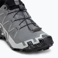 Pánske bežecké topánky Salomon Speedcross 6 Wide quiet shade/black/pearl blue 7