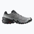 Pánske bežecké topánky Salomon Speedcross 6 Wide quiet shade/black/pearl blue 9
