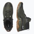 Pánske trekingové topánky Salomon X Reveal Chukka CSWP 2 zelené L41763 13