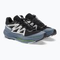 Pánska bežecká obuv Salomon Pulsar Trail black/china blue/arctic ice 7