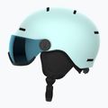 Detská lyžiarska prilba Salomon Orka Visor bleached aqua 2