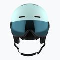 Detská lyžiarska prilba Salomon Orka Visor bleached aqua 3