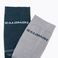 Salomon X Ultra Access Crew 2 páry trekingových ponožiek Quarry/stargazer 4