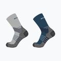 Salomon X Ultra Access Crew 2 páry trekingových ponožiek Quarry/stargazer 6