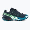 Pánska bežecká obuv Salomon Speedcross 6 carbon/tahitian tide/white 2