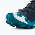 Pánska bežecká obuv Salomon Speedcross 6 carbon/tahitian tide/white 8