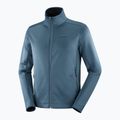 Pánska trekingová mikina Salomon Essential Midwarm Fz midnight navy 6