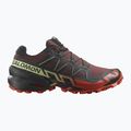 Pánska bežecká obuv Salomon Speedcross 6 rum raisin/cherry tomato/cognac 9