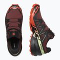 Pánska bežecká obuv Salomon Speedcross 6 rum raisin/cherry tomato/cognac 13