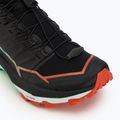 Dámske bežecké topánky Salomon Thundercross black/cherry paradajka/electric green 7