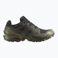 Pánske bežecké topánky Salomon Speedcross 6 GTX black/peat/deep lichen green 2