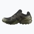 Pánske bežecké topánky Salomon Speedcross 6 GTX black/peat/deep lichen green 3