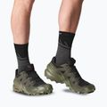 Pánske bežecké topánky Salomon Speedcross 6 GTX black/peat/deep lichen green 7