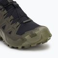 Pánske bežecké topánky Salomon Speedcross 6 GTX black/peat/deep lichen green 7