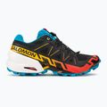Pánska bežecká obuv Salomon Speedcross 6 black/white/transcend blue  2