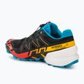 Pánska bežecká obuv Salomon Speedcross 6 black/white/transcend blue  3