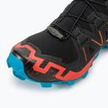 Pánska bežecká obuv Salomon Speedcross 6 black/white/transcend blue  9