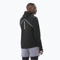 Pánska bežecká mikina Salomon Sense Aero Hybrid Half Zip Hooded deep black 2
