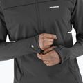 Pánska bežecká mikina Salomon Sense Aero Hybrid Half Zip Hooded deep black 4