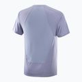 Pánske tričko Salomon Outline Tee blue granite 5