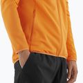 Pánska trekingová mikina Salomon Lightwarm Full Zip turmeric 6