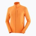 Pánska trekingová mikina Salomon Lightwarm Full Zip turmeric 7