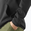 Pánska trekingová mikina Salomon Motomesh Crewneck deep black 5
