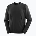 Pánska trekingová mikina Salomon Motomesh Crewneck deep black 8
