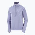 Dámska trekingová mikina Salomon Essential Lightwarm Half Zip blue granite 6
