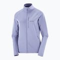 Dámska trekingová mikina Salomon Lightwarm Full Zip blue granite 6