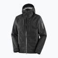 Pánska softshellová bunda Salomon Outline 3l GTX deep black 9