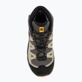 Detské trekové topánky Salomon X Ultra Mid GTX castlerock/black/spicy/mustard 5