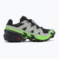 Pánske bežecké topánky Salomon Speedcross 6 GTX black/alloy/green gecko 2