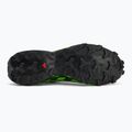 Pánske bežecké topánky Salomon Speedcross 6 GTX black/alloy/green gecko 4