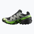 Pánske bežecké topánky Salomon Speedcross 6 GTX black/alloy/green gecko 3