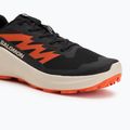 Pánske bežecké topánky Salomon Alphaglide black/rainy day/red orange 7