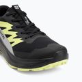 Buty do biegania meskie Salomon Alphaglide GTX black/alloy/sharp green 7