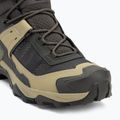 Pánske trekové topánky Salomon X Ultra 5 MID GTX peat / gray green / blue nights 7