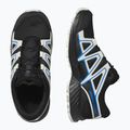 Detské bežecké topánky Salomon Speedcross Waterproof black/vanilla ice/french blue 12