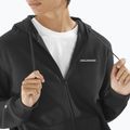 Pánska mikina Salomon Logo Full Zip Hoodie deep black 3